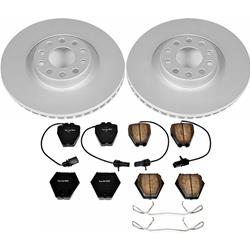 PowerStop Z23 Evolution Sport GEOMET Coated Brake Kits for 2000-2004 A6 QUATTRO, 2002-2003 S6 - CRK948