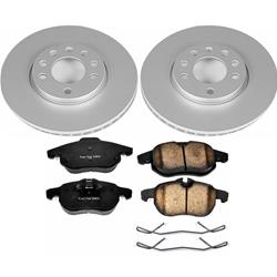 PowerStop Z23 Evolution Sport GEOMET Coated Brake Kits for 2003-2011 9-3, 2010-2011 9-3X - CRK978