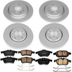 PowerStop Z23 Evolution Sport GEOMET Coated Brake Kits for 2003-2011 9-3 - CRK986