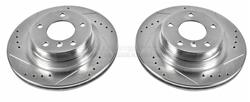 PowerStop Evolution Drilled and Slotted Rotors for 2006 325I, 2007-2013 328I - EBR-1020XPR