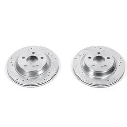PowerStop Evolution Drilled and Slotted Rotors for 2000-2006 S500, S430, 1999-2003 CL500 - EBR-1051XPR