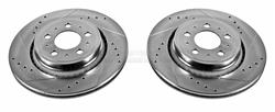 PowerStop Evolution Drilled and Slotted Rotors for 2003-2014 XC90 - EBR-1077XPR