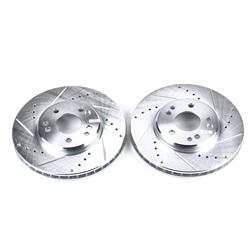 PowerStop Evolution Drilled and Slotted Rotors EBR-418XPR