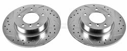 PowerStop Evolution Drilled and Slotted Rotors for 1995-1999 318TI, 1996-1998 Z3 - EBR-473XPR