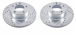 PowerStop Evolution Drilled and Slotted Rotors for 2001-2003 525I, 1997-2000 528I - EBR-496XPR
