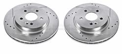 PowerStop Evolution Drilled and Slotted Rotors for 1998-2003 ML320, 2003-2005 ML350, 1999 ML430 - EBR-626XPR