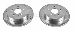 PowerStop Evolution Drilled and Slotted Rotors for 1998-2003 ML320, 2003-2005 ML350, 1999 ML430 - EBR-627XPR