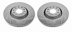 PowerStop Evolution Drilled and Slotted Rotors EBR-637XPR