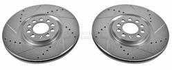 PowerStop Evolution Drilled and Slotted Rotors EBR-646XPR
