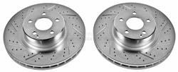 PowerStop Evolution Drilled and Slotted Rotors for 2000-2002 S500, S430, 1999-2003 CL500 - EBR-650XPR