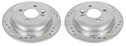 PowerStop Evolution Drilled and Slotted Rotors for 2002-2006 COOPER - EBR-652XPR