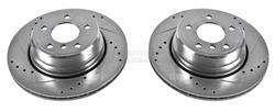 PowerStop Evolution Drilled and Slotted Rotors for 2002-2006 X5 - EBR-668XPR