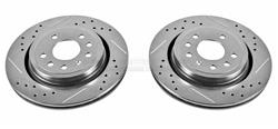 PowerStop Evolution Drilled and Slotted Rotors for 2003-2011 9-3 - EBR-680XPR