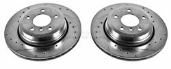 PowerStop Evolution Drilled and Slotted Rotors for 2004-2010 X3 - EBR-689XPR