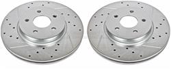 PowerStop Evolution Drilled and Slotted Rotors for 2002-2008 X-TYPE - EBR-816XPR