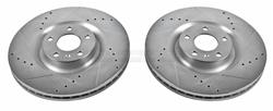 PowerStop Evolution Drilled and Slotted Rotors for 2004-2009 S4 - EBR-821XPR