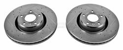 PowerStop Evolution Drilled and Slotted Rotors for 2006-2011 A6, 2005-2008 A6 QUATTRO - EBR-831XPR