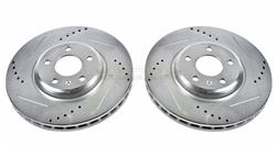 PowerStop Evolution Drilled and Slotted Rotors EBR-838XPR