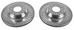 PowerStop Evolution Drilled and Slotted Rotors for 2006 330I, 330XI - EBR-843XPR