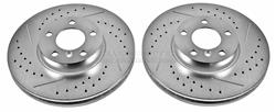 PowerStop Evolution Drilled and Slotted Rotors for 2007-2018 X5, 2011-2019 X6 - EBR-852XPR