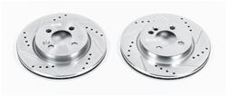 PowerStop Evolution Drilled and Slotted Rotors for 2007-2009 COOPER - EBR-853XPR