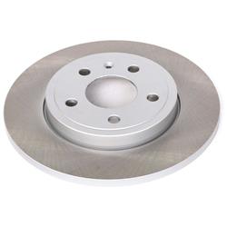 PowerStop Coated Hat and Edge Rotors for 2005-2009 A4, A4 QUATTRO - EBR1006SCR