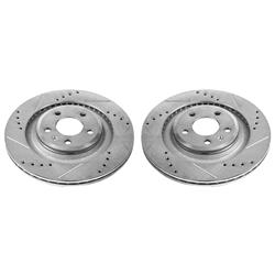 PowerStop Evolution Drilled and Slotted Rotors for 2010-2011 S4, 2008-2011 S5 - EBR1015XPR