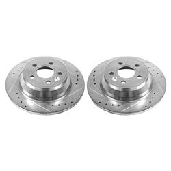 PowerStop Evolution Drilled and Slotted Rotors for 2007-2016 S80 - EBR1074XPR