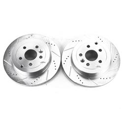 PowerStop Evolution Drilled and Slotted Rotors for 2008-2012 LR2 - EBR1094XPR