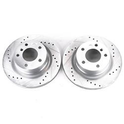 PowerStop Evolution Drilled and Slotted Rotors for 2008-2013 128I - EBR1216XPR