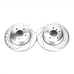 PowerStop Evolution Drilled and Slotted Rotors for 2008-2013 135I, 2013 135IS - EBR1217XPR
