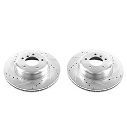 PowerStop Evolution Drilled and Slotted Rotors for 2009-2016 Z4 - EBR1224XPR
