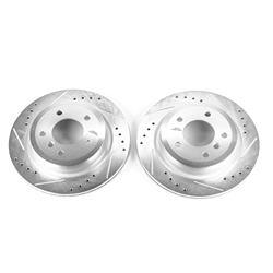 PowerStop Evolution Drilled and Slotted Rotors for 2009-2016 Z4 - EBR-1229XPR
