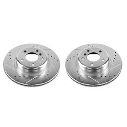 PowerStop Evolution Drilled and Slotted Rotors for 2011-2016 528I, 2012-2016 528I XDRIVE - EBR1234XPR