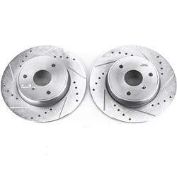 PowerStop Evolution Drilled and Slotted Rotors for 2008-2016 FORTWO - EBR1261XPR