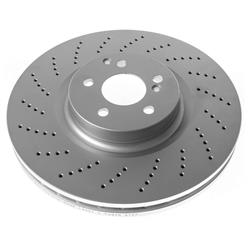 PowerStop Evolution GEOMET Coated Rotors for 2008-2021 C63 AMG, 2012-2014 E550 - EBR1263EVC