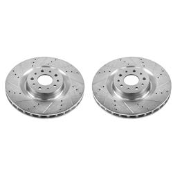 PowerStop Evolution Drilled and Slotted Rotors for 2014-2020 500L - EBR1425XPR