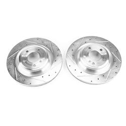 PowerStop Evolution Drilled and Slotted Rotors for 2015-2016 SL400, 2017-2020 SL450, 2013-2018 SL550 - EBR1464XPR