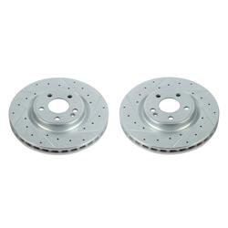 PowerStop Evolution Drilled and Slotted Rotors for 2014-2019 CLA250, 2015-2020 GLA250, 2017-2019 QX30 - EBR1487XPR