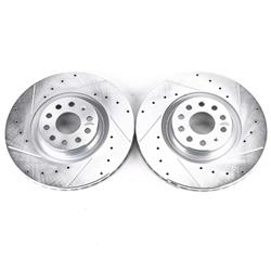 PowerStop Evolution Drilled and Slotted Rotors EBR1497XPR