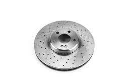 PowerStop Autospecialty OE Replacement Rotors for 2015-2023 C300, 2016-2018 C350E, 2015 C400 - EBR1606
