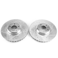 PowerStop Evolution Drilled and Slotted Rotors for 2015-2023 C300, 2016-2018 C350E, 2015 C400 - EBR1606XPR