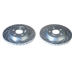 PowerStop Evolution Drilled and Slotted Rotors for 2014-2019 CLA250 - EBR1607XPR