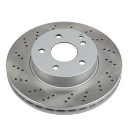 PowerStop Coated Hat and Edge Rotors for 2012-2015 C250, 2008-2012 C300 - EBR1626SCR