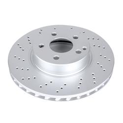 PowerStop Evolution GEOMET Coated Rotors for 2004-2006 E500, SL500 - EBR1629EVC