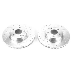 PowerStop Evolution Drilled and Slotted Rotors for 2004-2006 E500, SL500 - EBR1629XPR