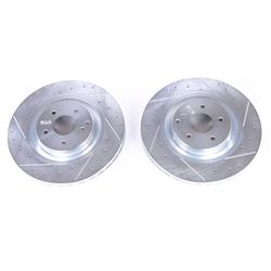 PowerStop Evolution Drilled and Slotted Rotors for 2003-2006 CLK500 - EBR1630XPR