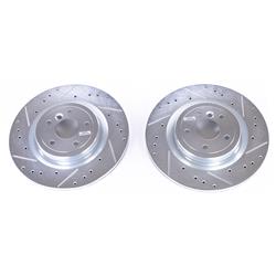 PowerStop Evolution Drilled and Slotted Rotors for 2017-2020 XE, 2016-2024 XF - EBR1634XPR