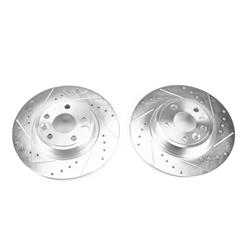 PowerStop Evolution Drilled and Slotted Rotors for 2015-2019 DISCOVERY SPORT, 2018-2020 E-PACE - EBR1655XPR