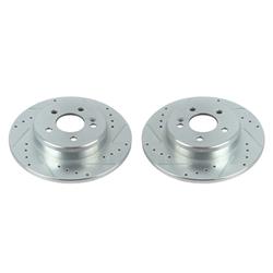 PowerStop Evolution Drilled and Slotted Rotors for 2017-2018 C300 - EBR1680XPR